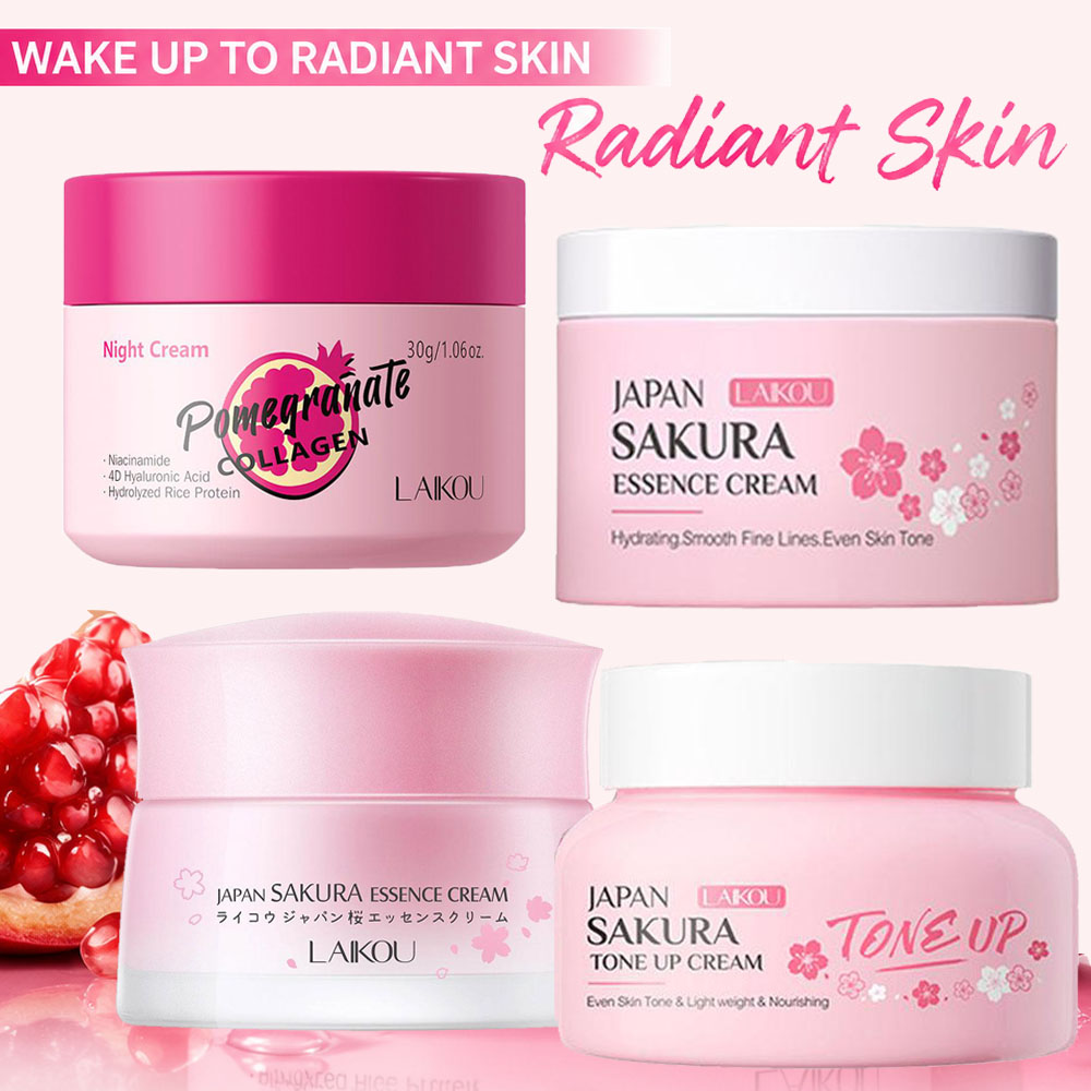Skincare Oily Skin - LAIKOU Sakura Pomegranate Face Cream Retinol