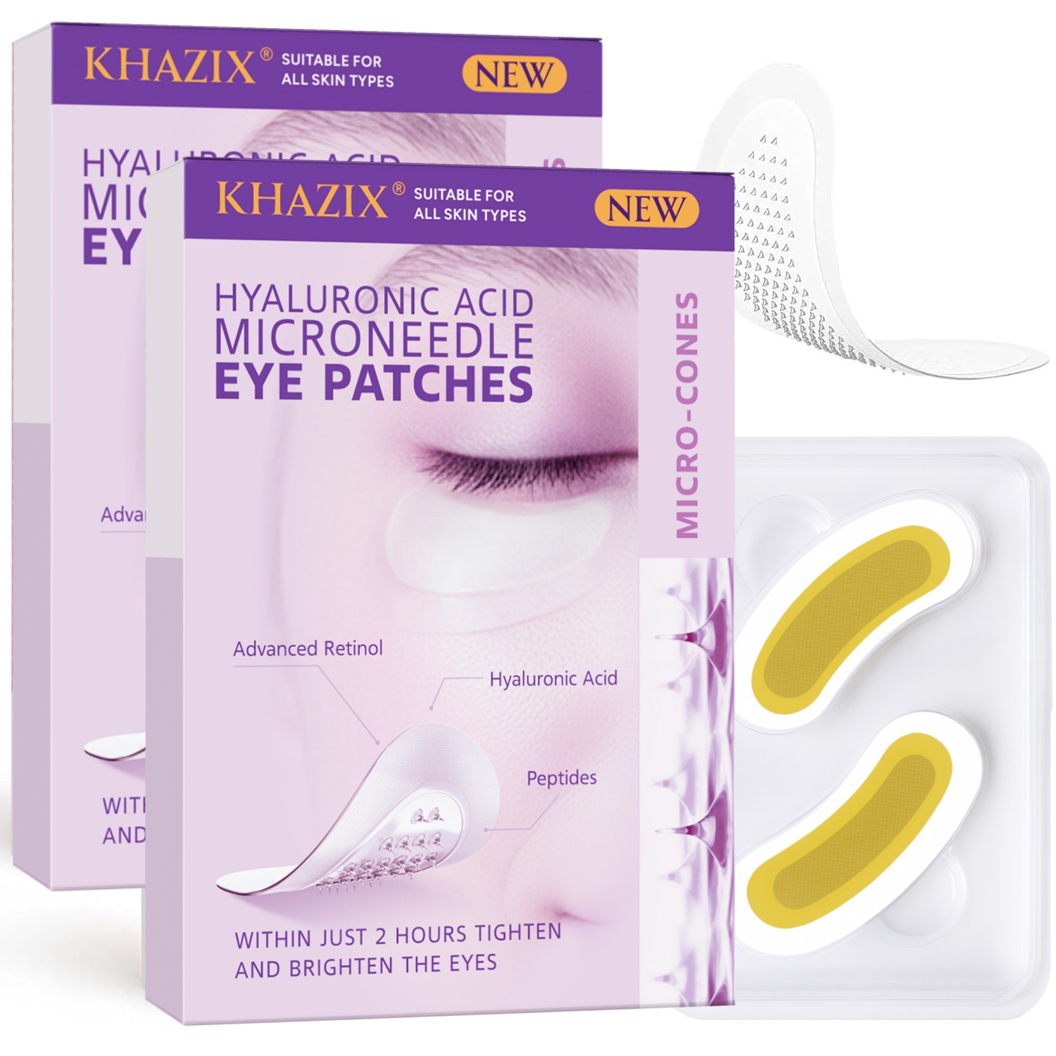 Skincare You - Hyaluronic Acid Retinol Microneedle Eye Patches,