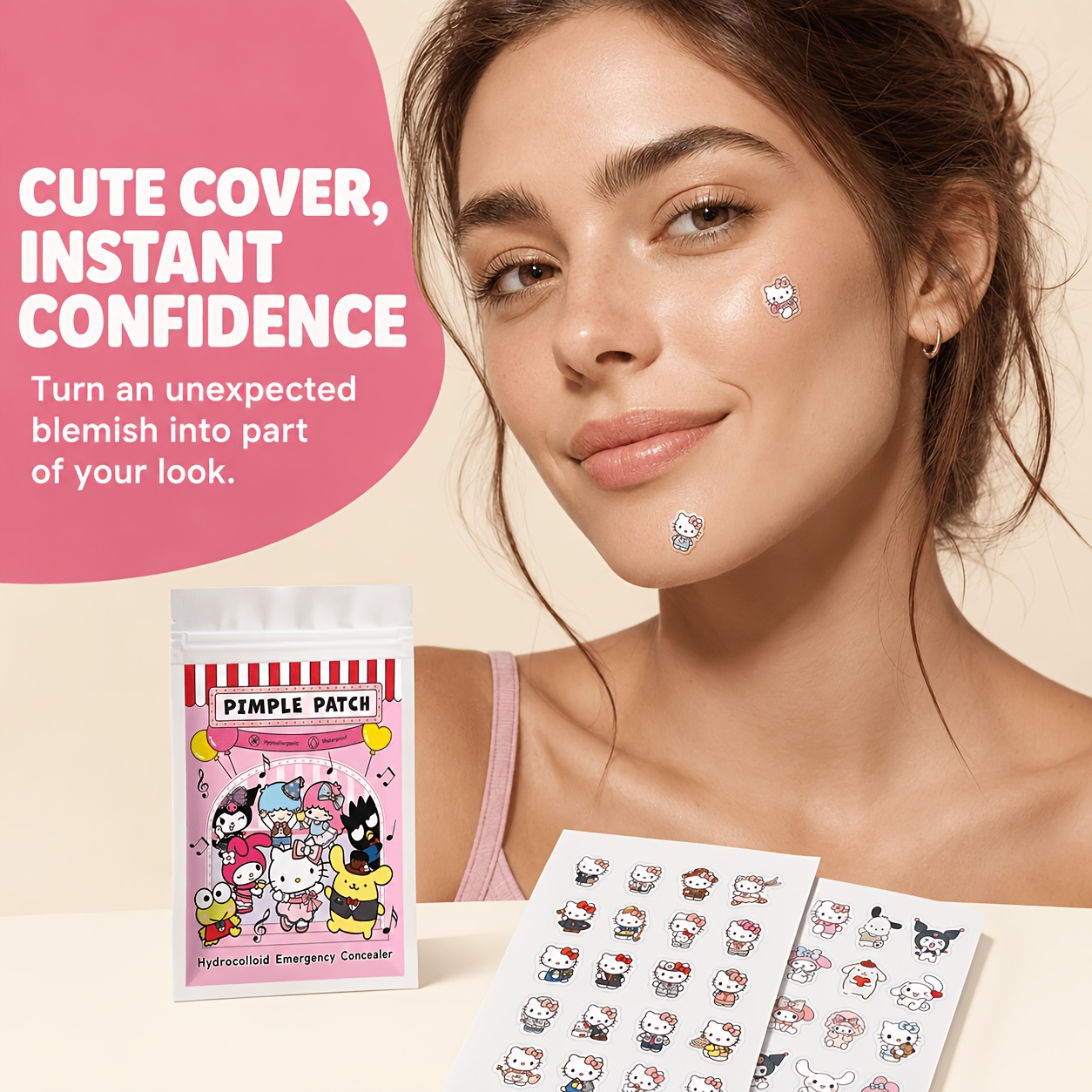 40/120PCS Hello Kitty acne pat - Skincare You ulasan dan harga