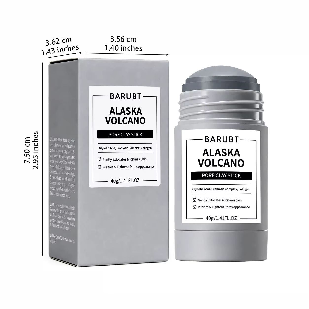Alaska Volcano Pore Clay Stick - Skincare Oily Skin ulasan dan harga