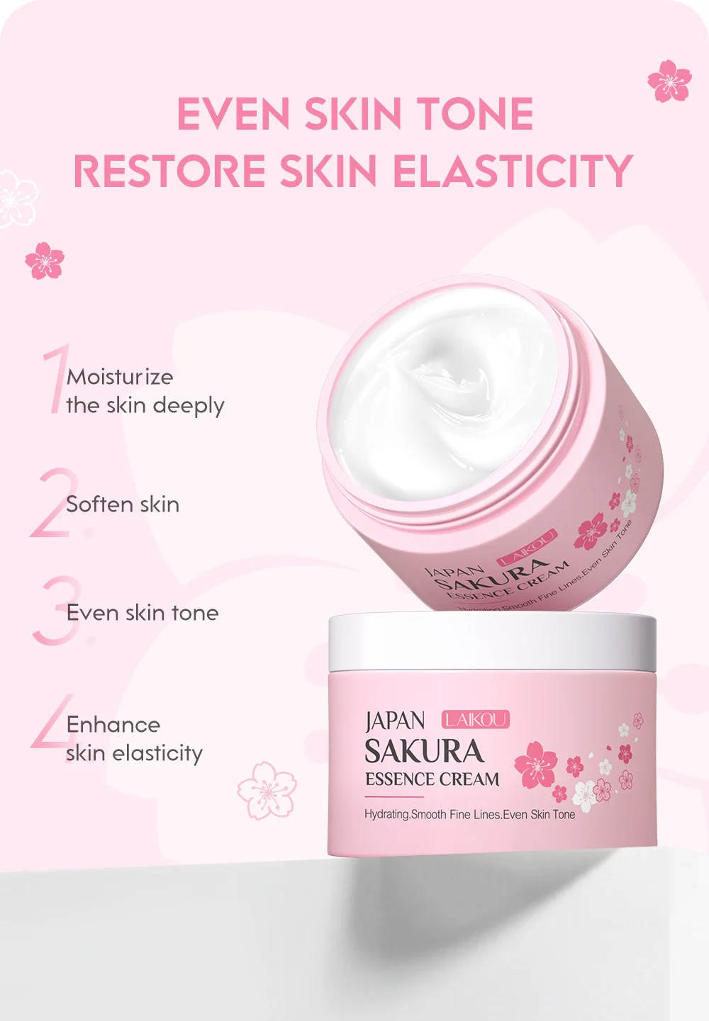 LAIKOU Japan Sakura Essence Cr - Skincare Oily Skin ulasan dan harga