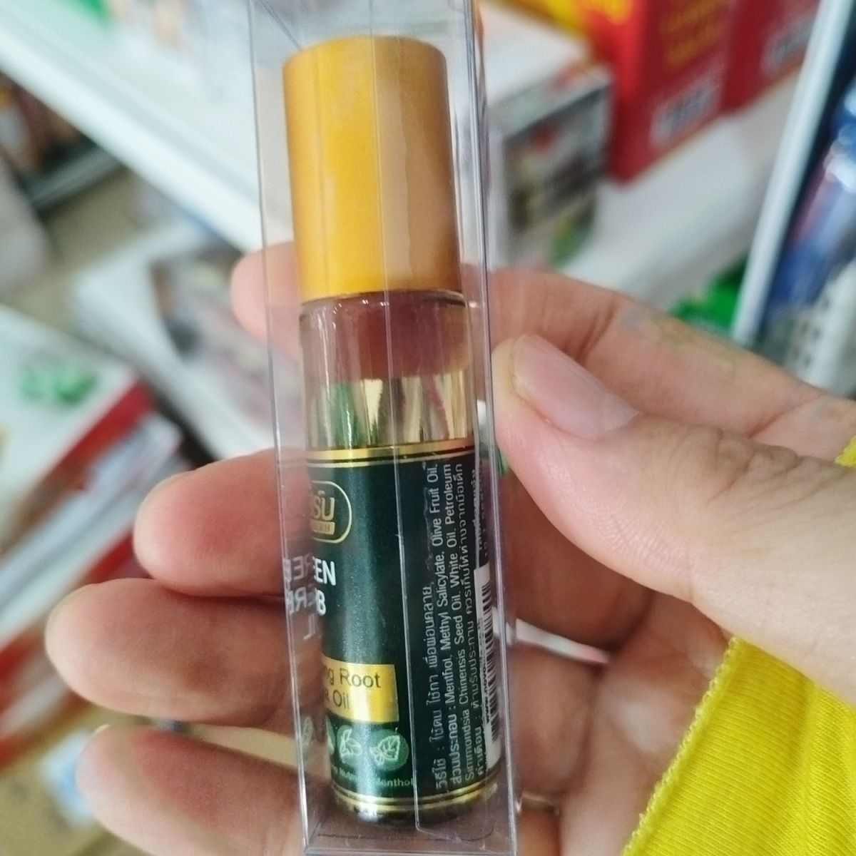 Thai Mint Ginseng Roll On Herb - Skincare Herbal ulasan dan harga