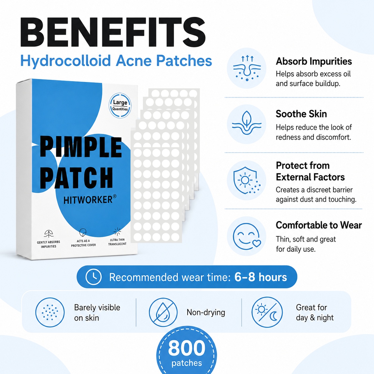 800Pcs Hydrocolloid Acne Pimpl - Skincare You ulasan dan harga