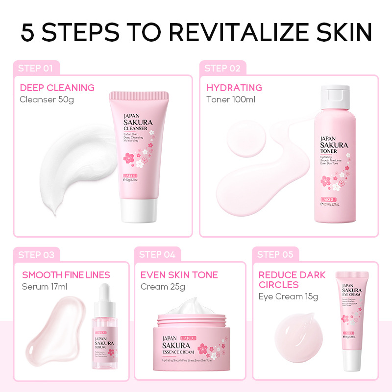 Korean Sakura Skincare Set Hyd - Skincare Oily Skin ulasan dan harga